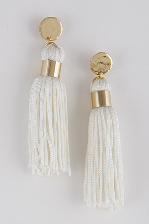 Curtain Tassel Embellished Earring 9EBE8