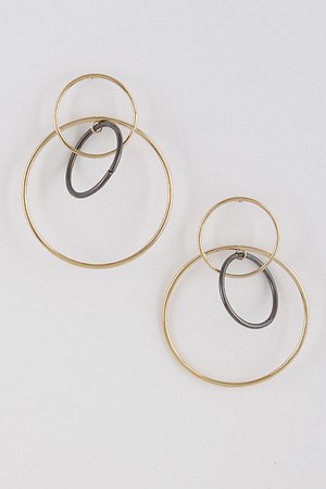 Hoop Thin Daily Earrings 8JAD2